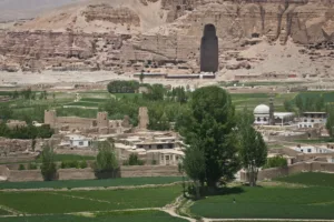 Bamyan Valley below the Buddha Cliffs