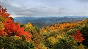 Blue Ridge Mountains in Autumn, North Carolina