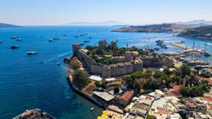 Bodrum Castle in the Aegean Sea