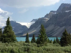 Bow Lake and the Waputik Range