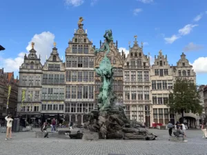 Brabo Fountain on the Grote Markt, Antwerp