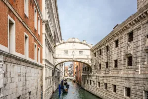 Bridge of Sighs over the Canal, Venice