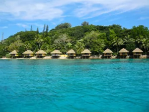 Bungalows on Iririki Island, Port Vila