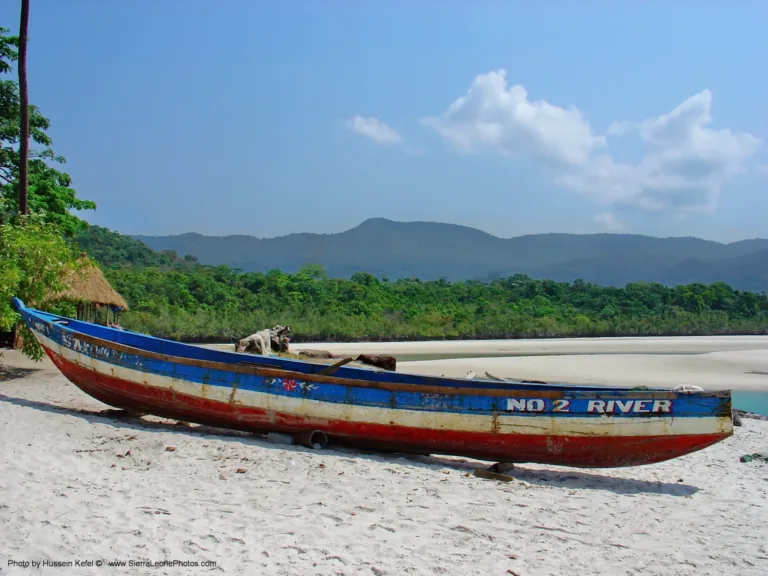 Canoe at River Number 2 Beach