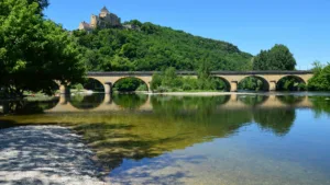 Castelnaud Castle and the Dordogne River