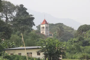 Catholic Church above Luba, Bioko