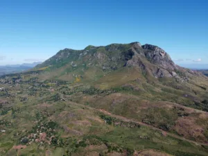 Chiradzulu Mountain from the Air