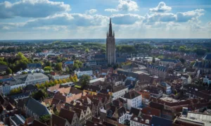Church of Our Lady above the Roofs of Bruges
