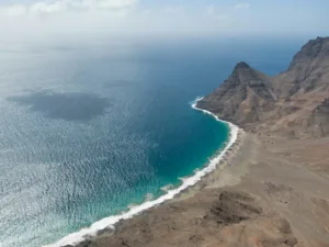 Coast of São Vicente from the Air