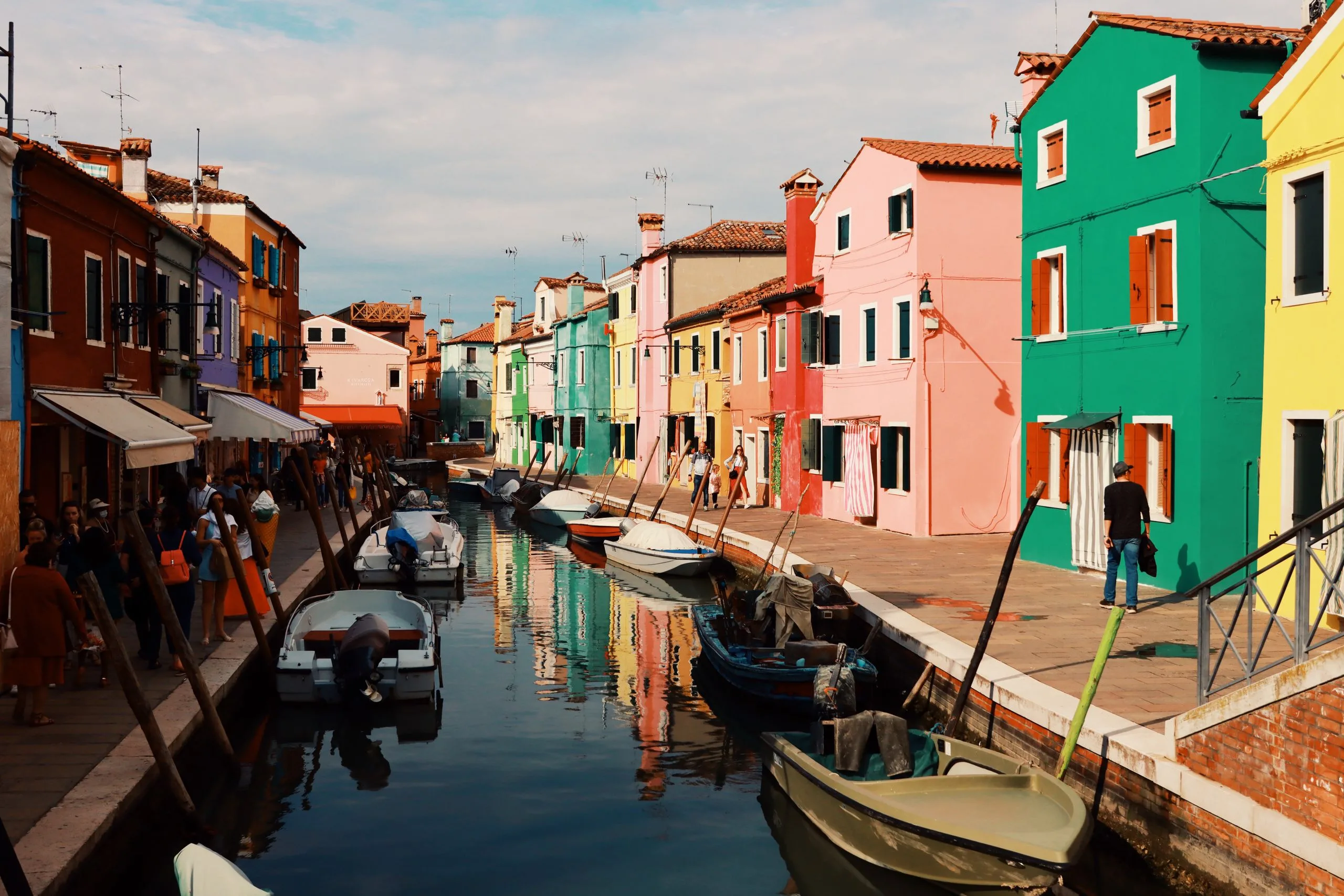 Colourful Canal Houses, Burano
