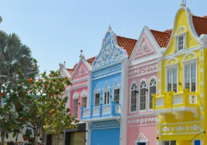 Colourful Streets of Oranjestad, Aruba