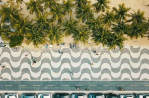 Copacabana Promenade from Above