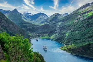 Cruise Ships in the Geirangerfjord