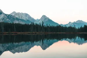 Dawn Reflections in Kananaskis