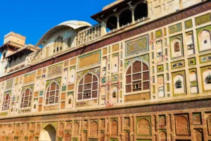 Decorated Walls of Lahore Fort