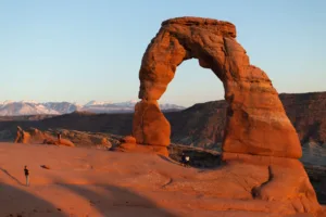 Delicate Arch al atardecer, Parque Nacional Arches