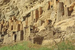 Dogon Village below the Bandiagara Escarpment