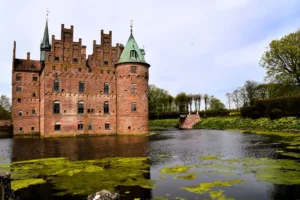 Egeskov Castle Reflected in Its Moat, Funen