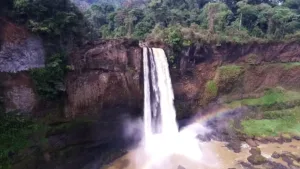 Ekom-Nkam Waterfalls near Melong