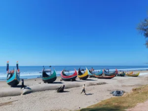 Fishing Boats on the Beach of Cox’s Bazar