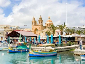 Puerto pesquero de Marsaxlokk