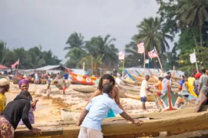 Fishing Village on the Liberian Coast