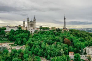 Fourvière Hill and Its Metal Tower, Lyon