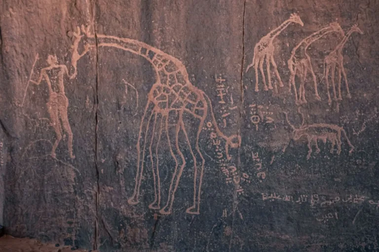 Giraffe Rock Engravings, Tadrart Rouge