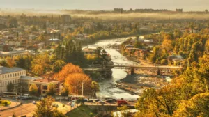 Golden Morning over Kutaisi