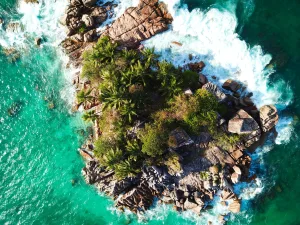 Granite Islet from Above, Seychelles