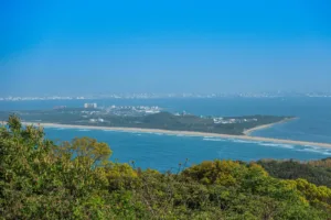 Hakata Bay from the Hills of Fukuoka
