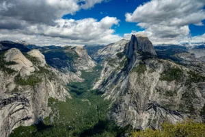 Half Dome and Yosemite Valley from Above