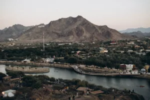 Hatta Lake in the Hajar Mountains