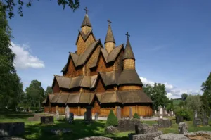Heddal Stave Church and Its Churchyard