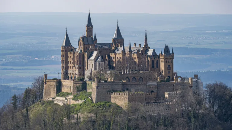 Hohenzollern Castle above the Swabian Plain