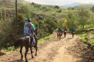 Horse Riders near Semonkong