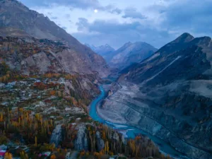 Hunza Valley in Autumn