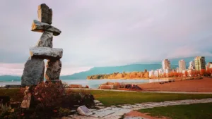 Inukshuk on the Shore, Vancouver