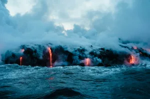 Kalapana Lava Flow from the Sea, Hawaiʻi