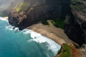 Kauaʻi Coast from Above