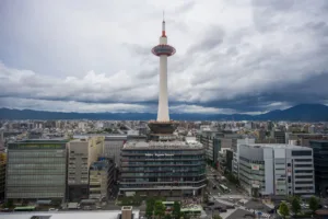 Kyoto Tower above the City