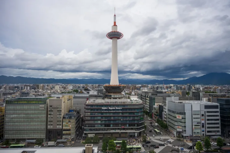 Kyoto Tower above the City