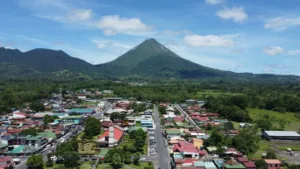 La Fortuna below Arenal Volcano