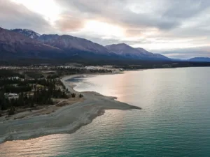 Lakeshore in the Yukon