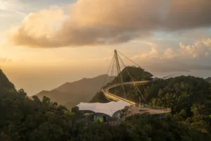 Langkawi Sky Bridge at Sunset