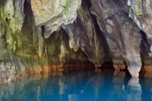 Limestone Walls inside the Underground River, Palawan