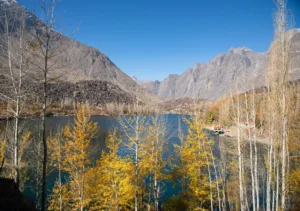 Lower Kachura Lake in Autumn, Skardu