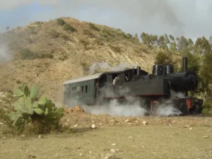 Mallet Steam Locomotive near Asmara