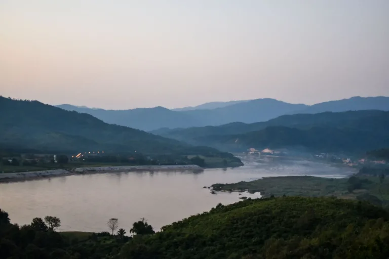 Mekong River at Sunset, Chiang Rai
