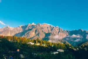 Mount Kinabalu above Kundasang, Sabah